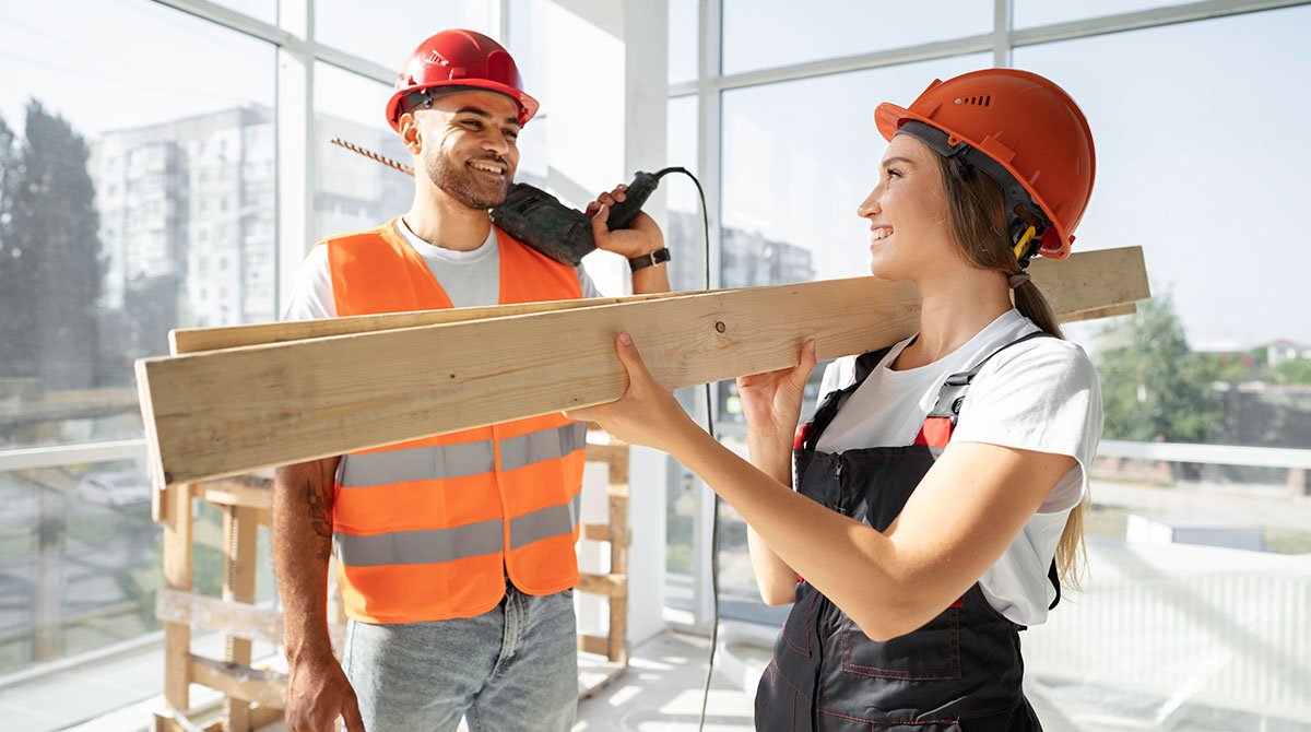 The construction business the owner site is jam-packed